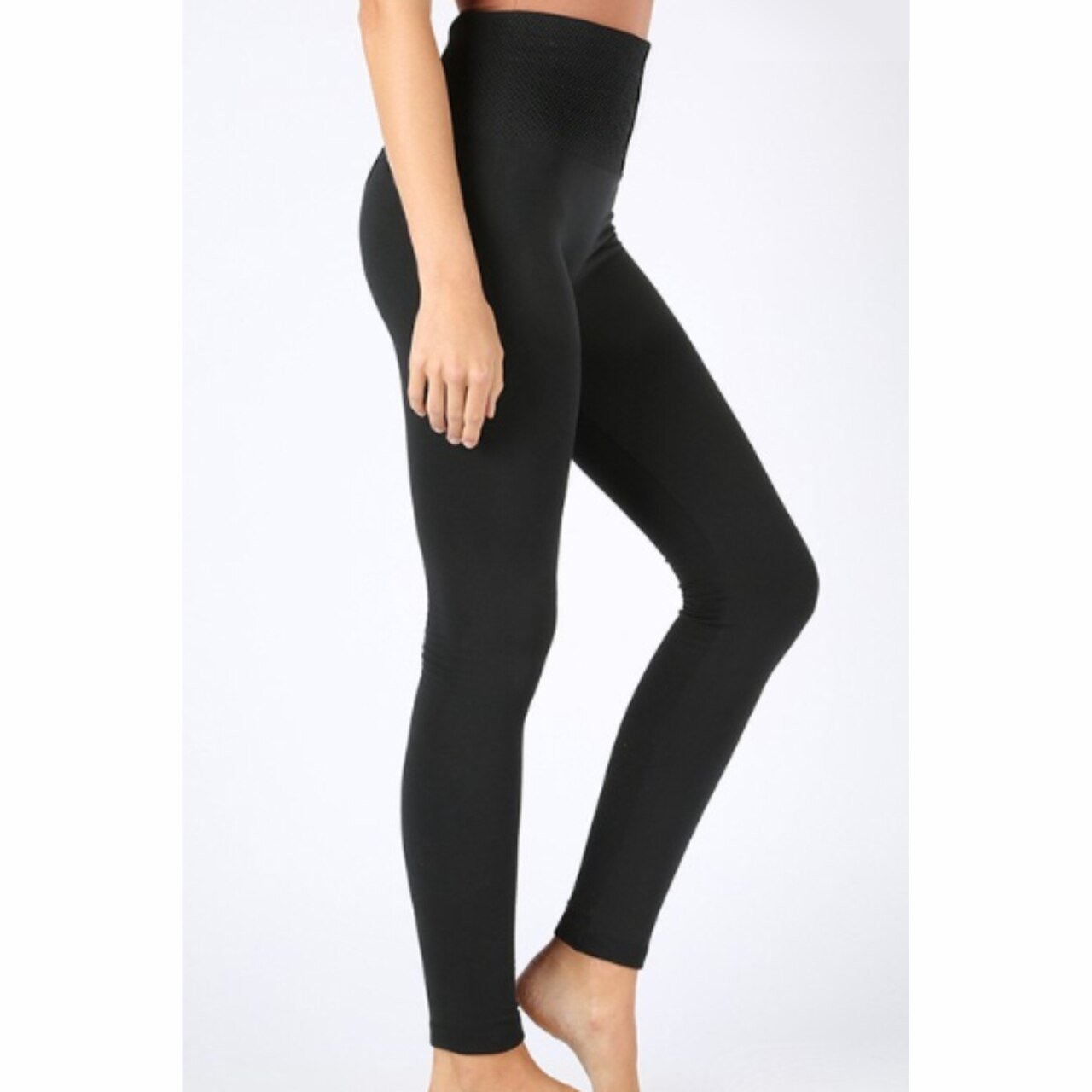 Tummy Control High Waist Fleece Leggings - The Graphic Tee