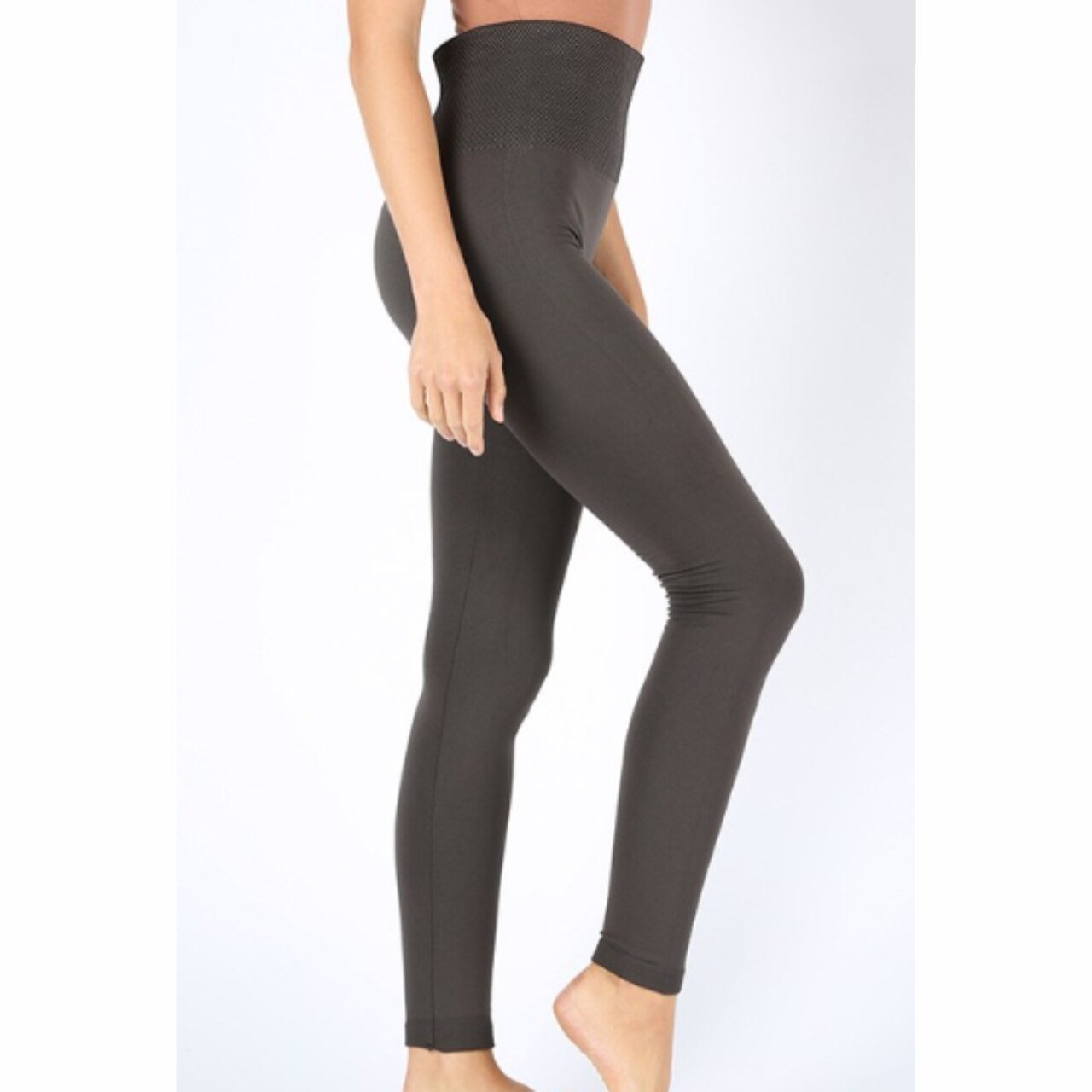 Tummy Control High Waist Fleece Leggings - The Graphic Tee