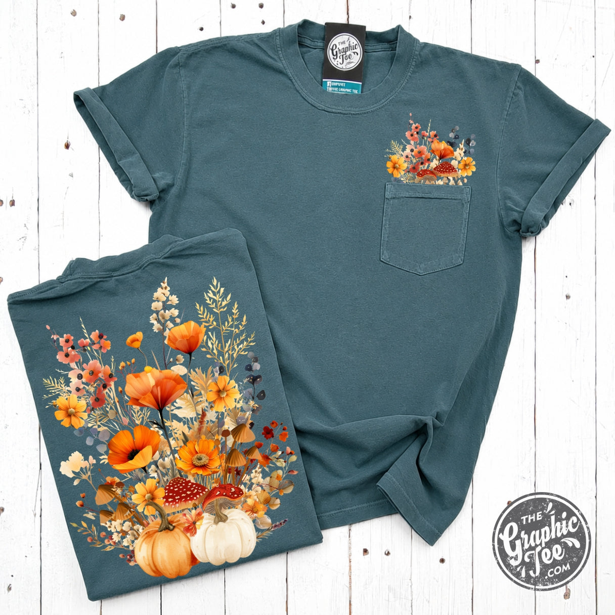 Golden Harvest Pigment Dyed Pocket Tee