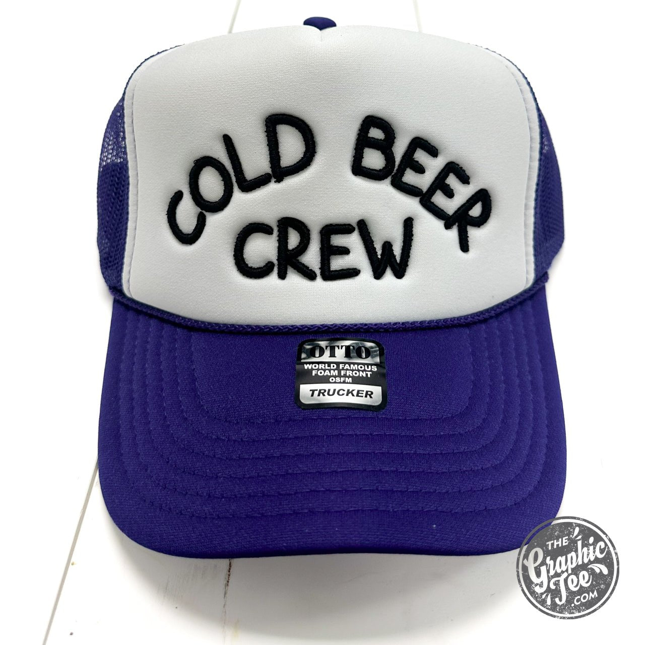 Cold Beer Crew Foam Trucker Hat - The Graphic Tee