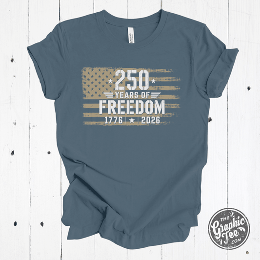 *Custom* 250 Years of Freedom Eagle Tee - Copy - The Graphic Tee