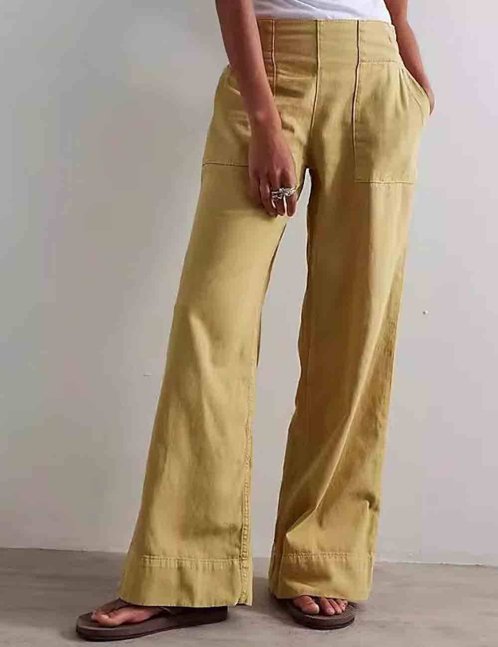 Easy Wide Leg Pull - On Pants - The Graphic Tee