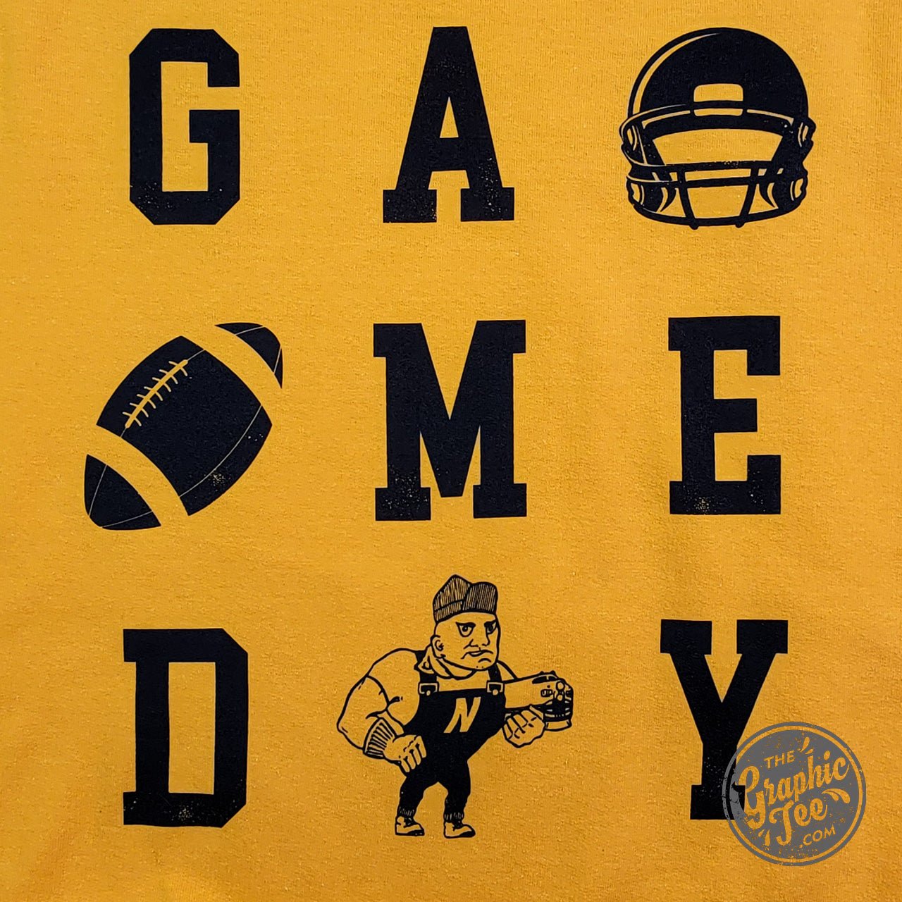 GAME DAY YOUTH Long Sleeve Gold Tee - The Graphic Tee