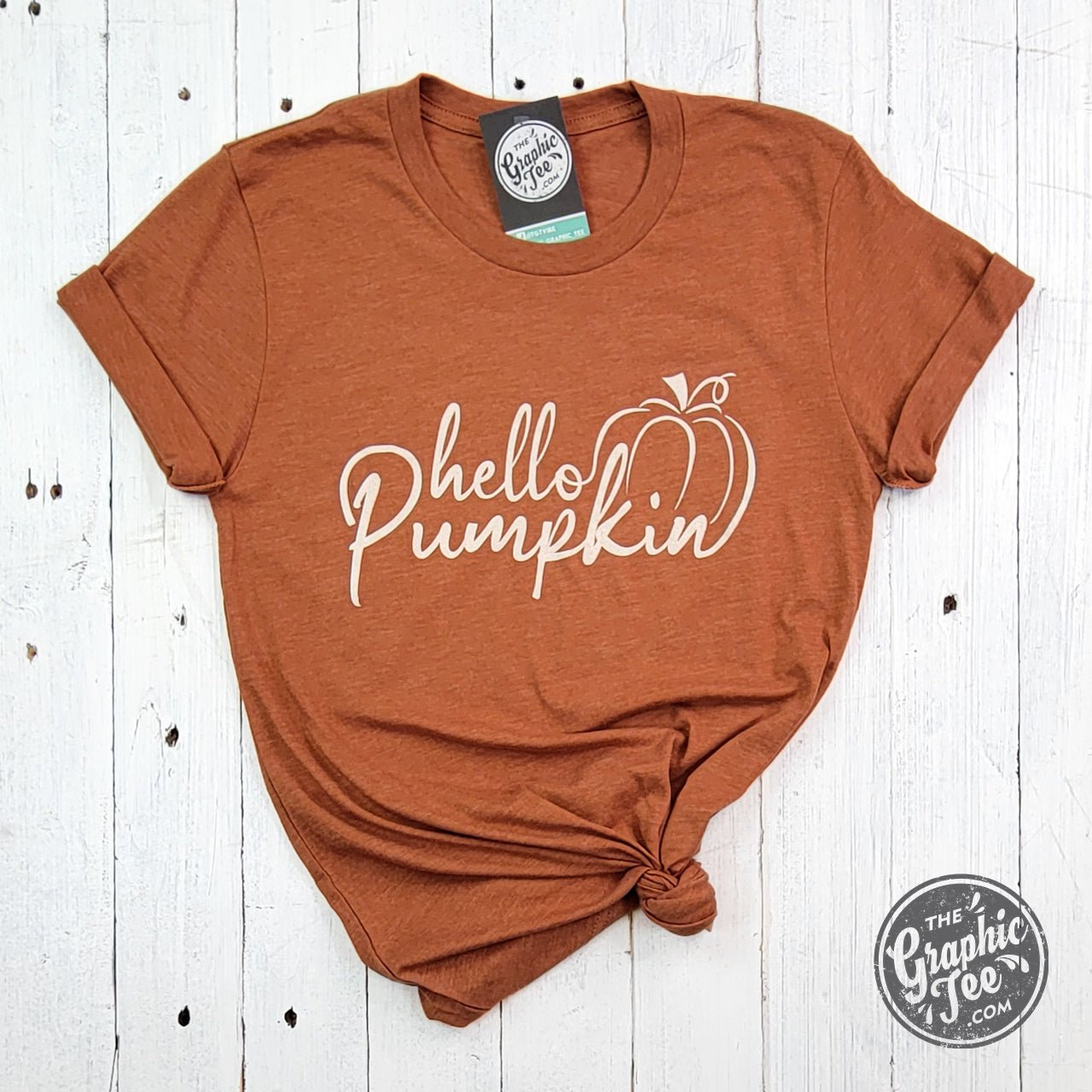 Hello Pumpkin Short Sleeve Tee - The Graphic Tee