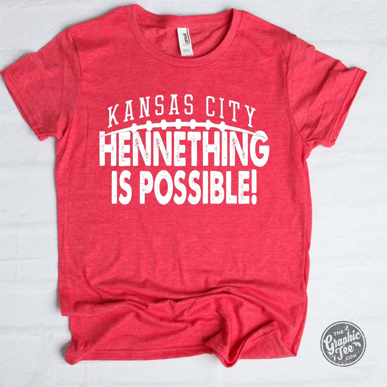 Hennething Is Possible Red Short Sleeve Tee - The Graphic Tee