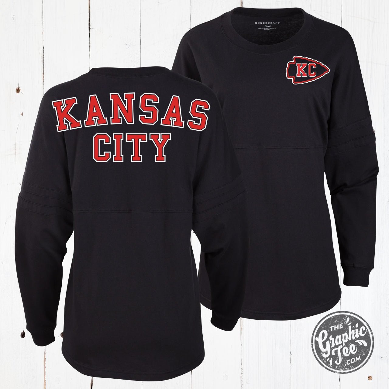 Kansas City Black Ladies Pom Pom Jersey - The Graphic Tee