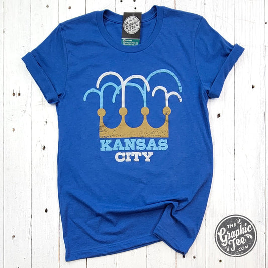 Kansas City Fountain Crown Short Sleeve Tee - The Graphic Tee