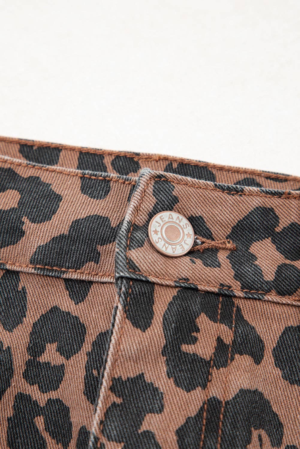 Leopard Denim Midi Skirt - The Graphic Tee