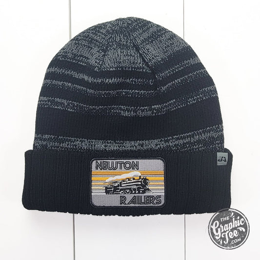 Newton Railers Retro Patch Cuffed Beanie - The Graphic Tee