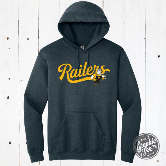 Railers Swoosh ADULT Hooded Sweatshirt - The Graphic Tee