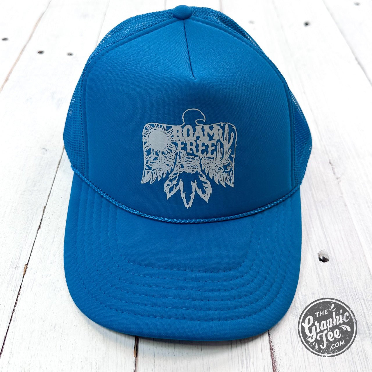 Roam Free Foam Trucker Cap - The Graphic Tee