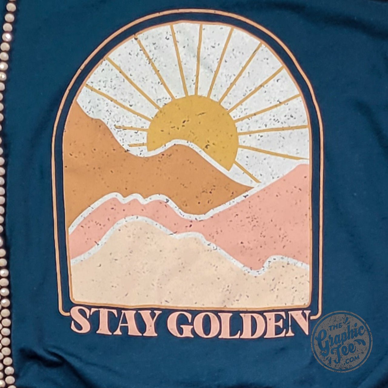 Stay Golden Atlantic Color Short Sleeve Tee - The Graphic Tee