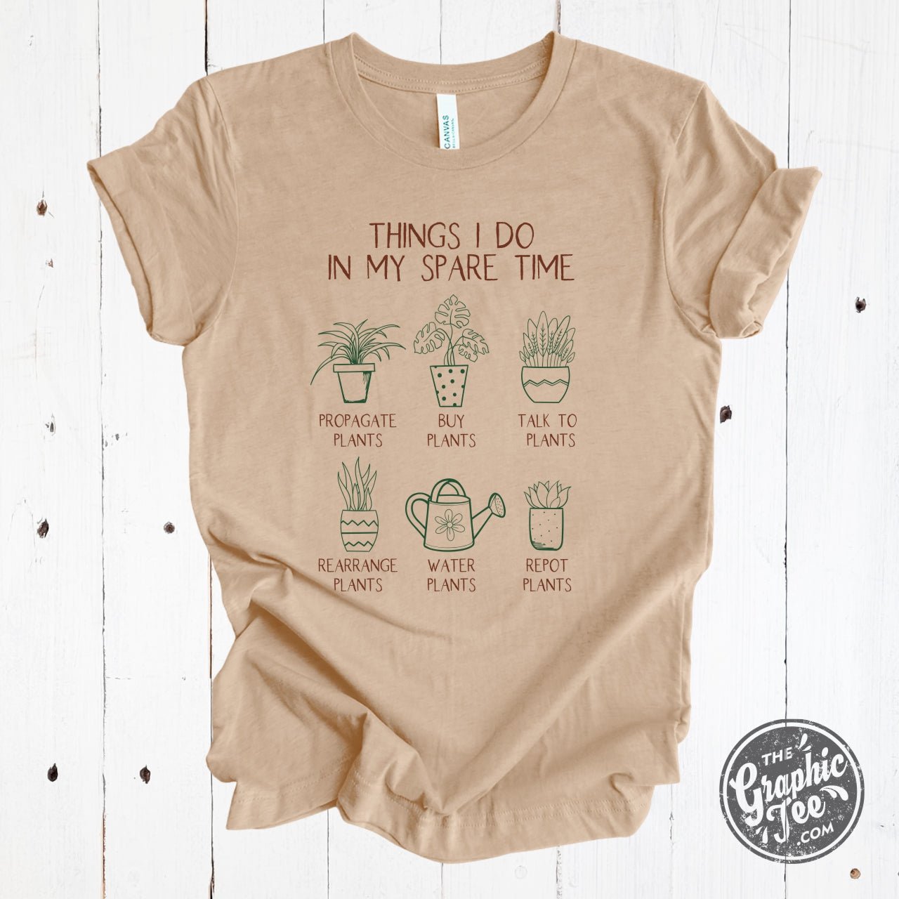 Things I Do In My Spare Time Short Sleeve Tee - The Graphic Tee