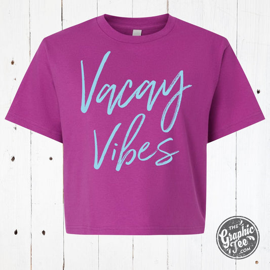 Vacay Vibes Women's Boxy Tee - The Graphic Tee