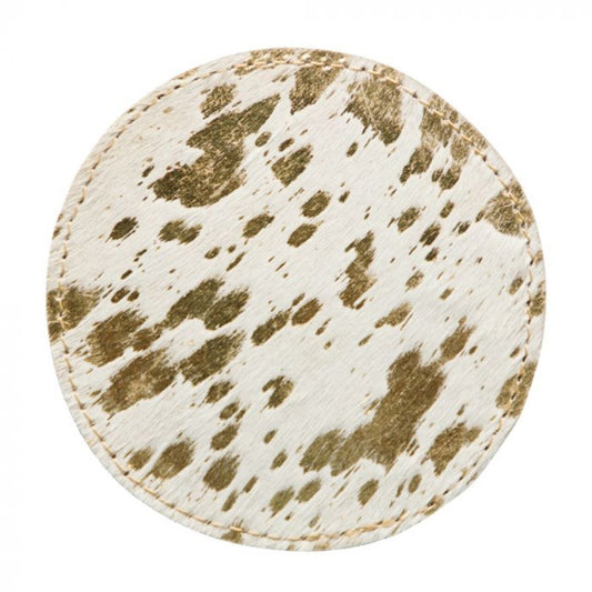 2337 Myra Gold and White Coasters - The Graphic Tee