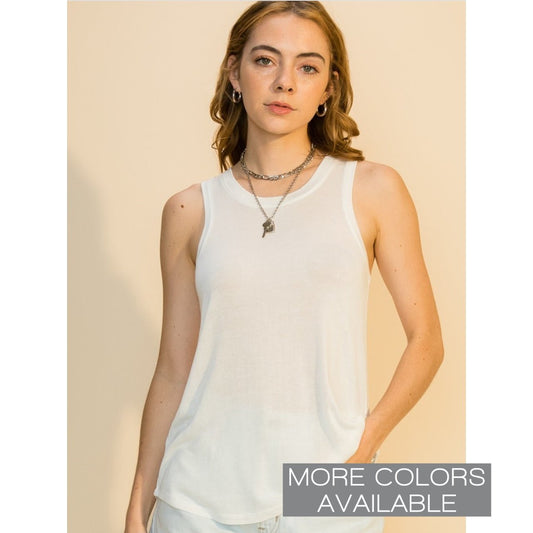 Basic Lightweight Knit Tank - The Graphic Tee