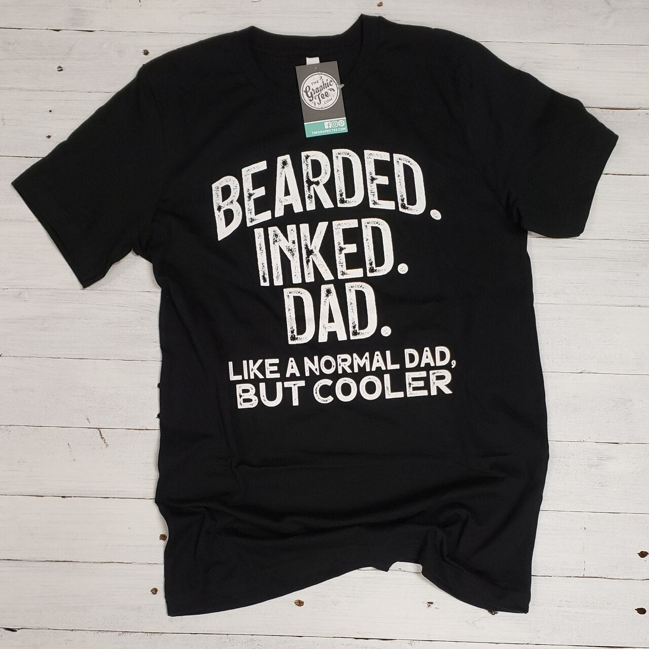 Bearded Inked Dad Tee - The Graphic Tee