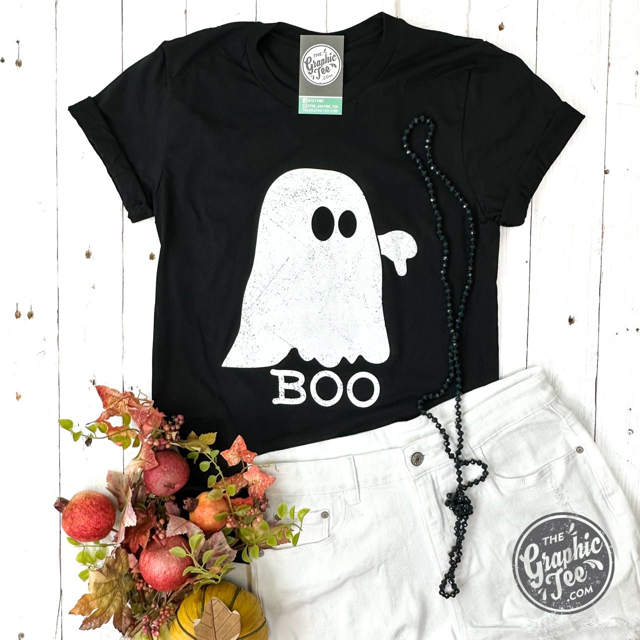 Boo Ghost Short Sleeve Tee - The Graphic Tee