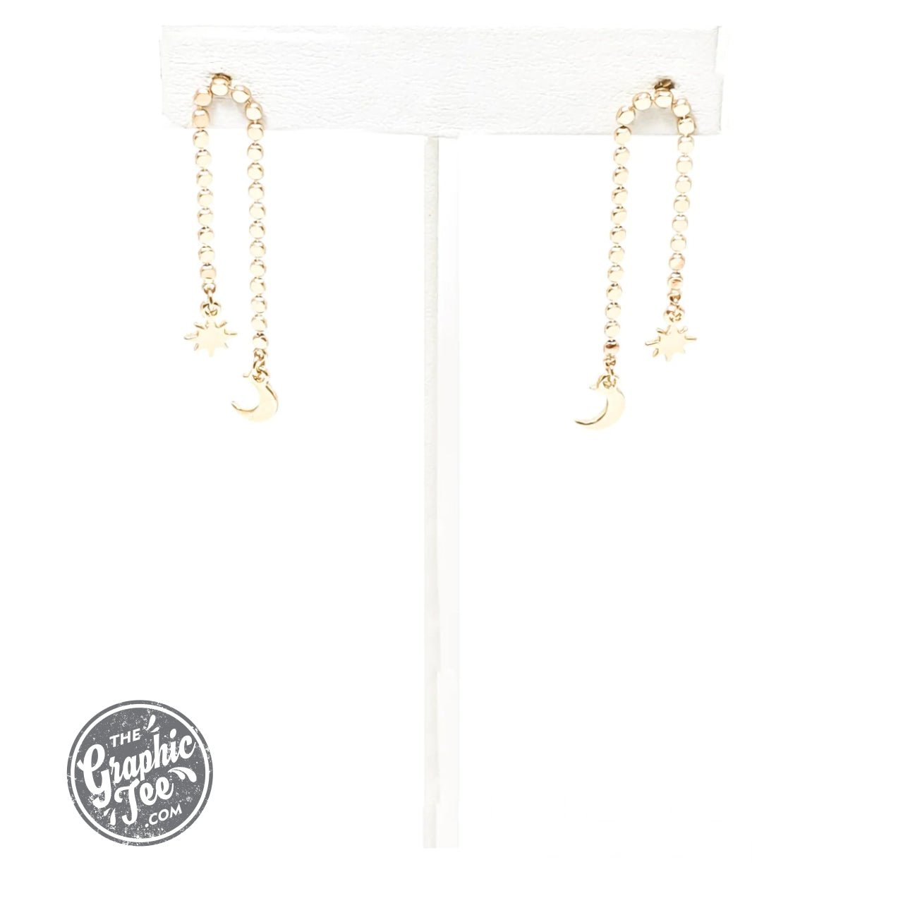 Casey Star and Moon Earring - The Graphic Tee