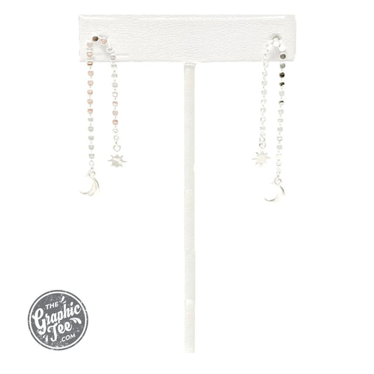 Casey Star and Moon Earring - The Graphic Tee