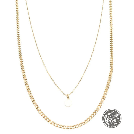 CeCe Layered Coin Necklace - The Graphic Tee