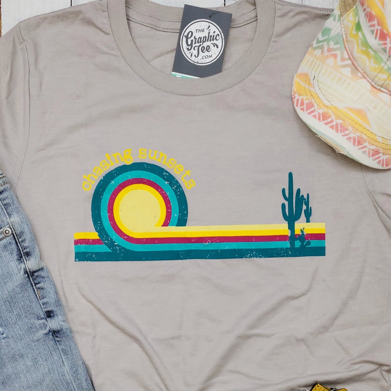 Chasing Sunsets Retro Tee - The Graphic Tee