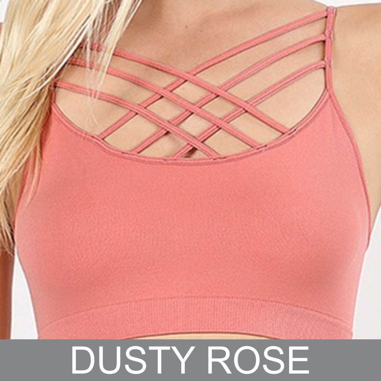 Criss-Cross Bralette - The Graphic Tee