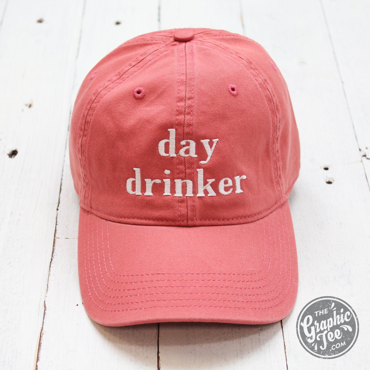 Day Drinker - Nantucket Red Relaxed Twill Dad Hat - The Graphic Tee