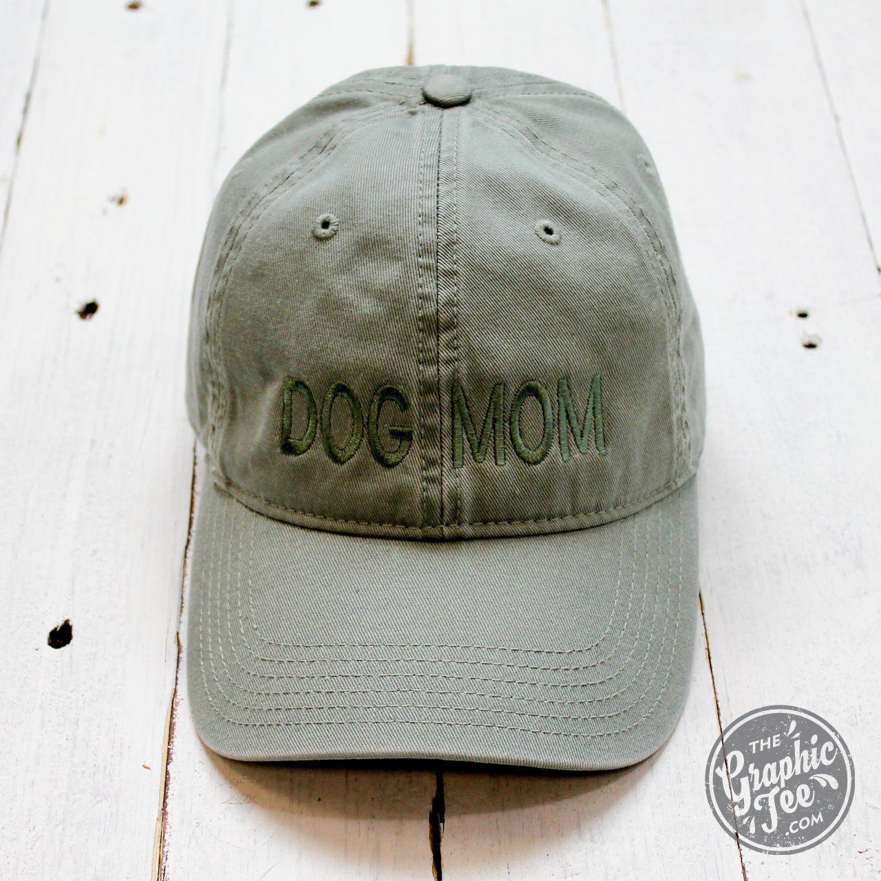 Dog Mom - Sawgrass Relaxed Twill Dad Hat - The Graphic Tee