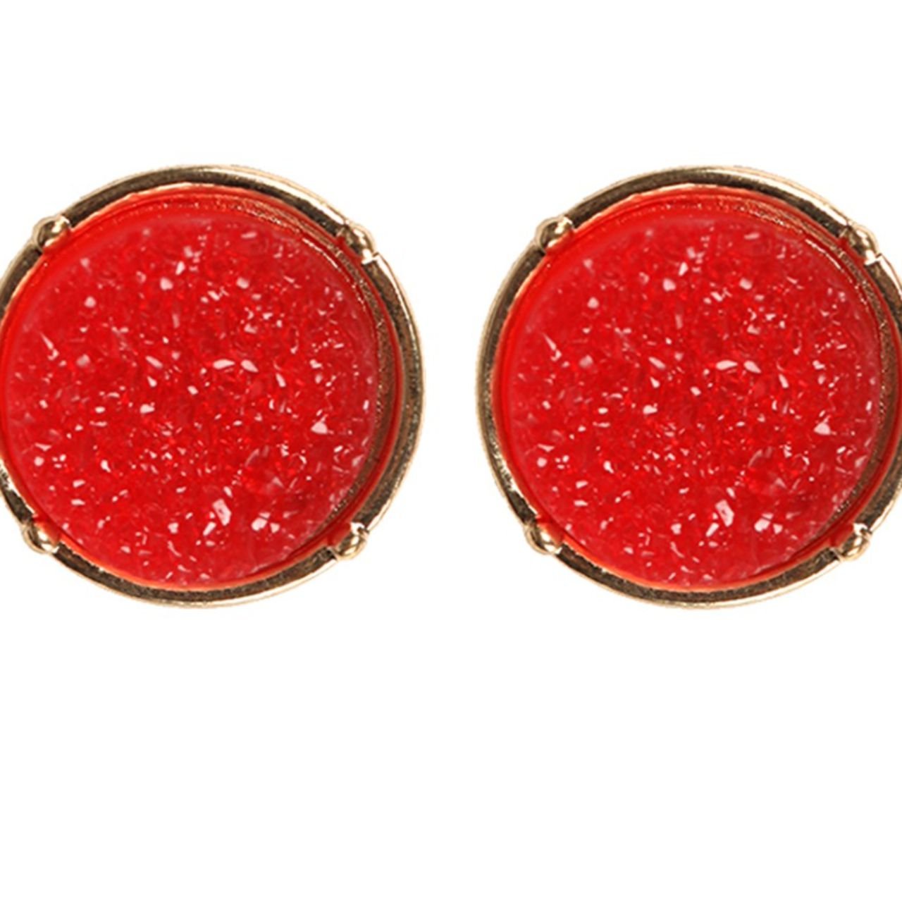 Druzy Post Earrings - The Graphic Tee