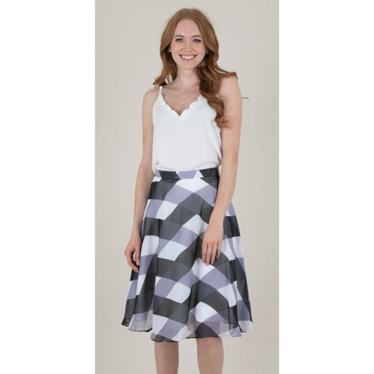 Gina Gingham Skirt - The Graphic Tee