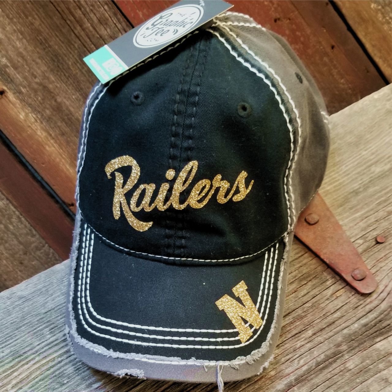 Glitter Railers - Distressed Cap - The Graphic Tee
