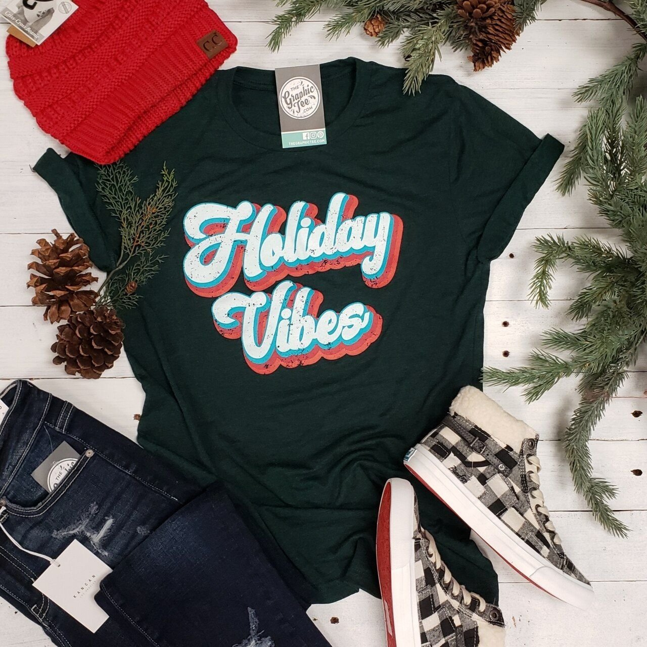 Holiday Vibes - Unisex Tee - The Graphic Tee