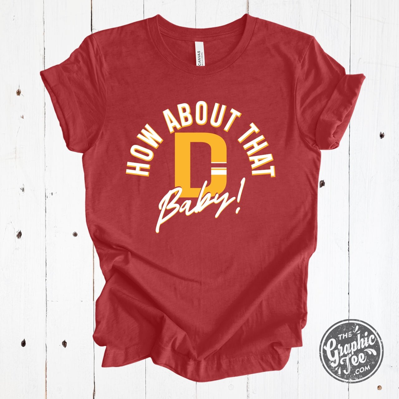 How About That D Baby! Crewneck Tee - The Graphic Tee