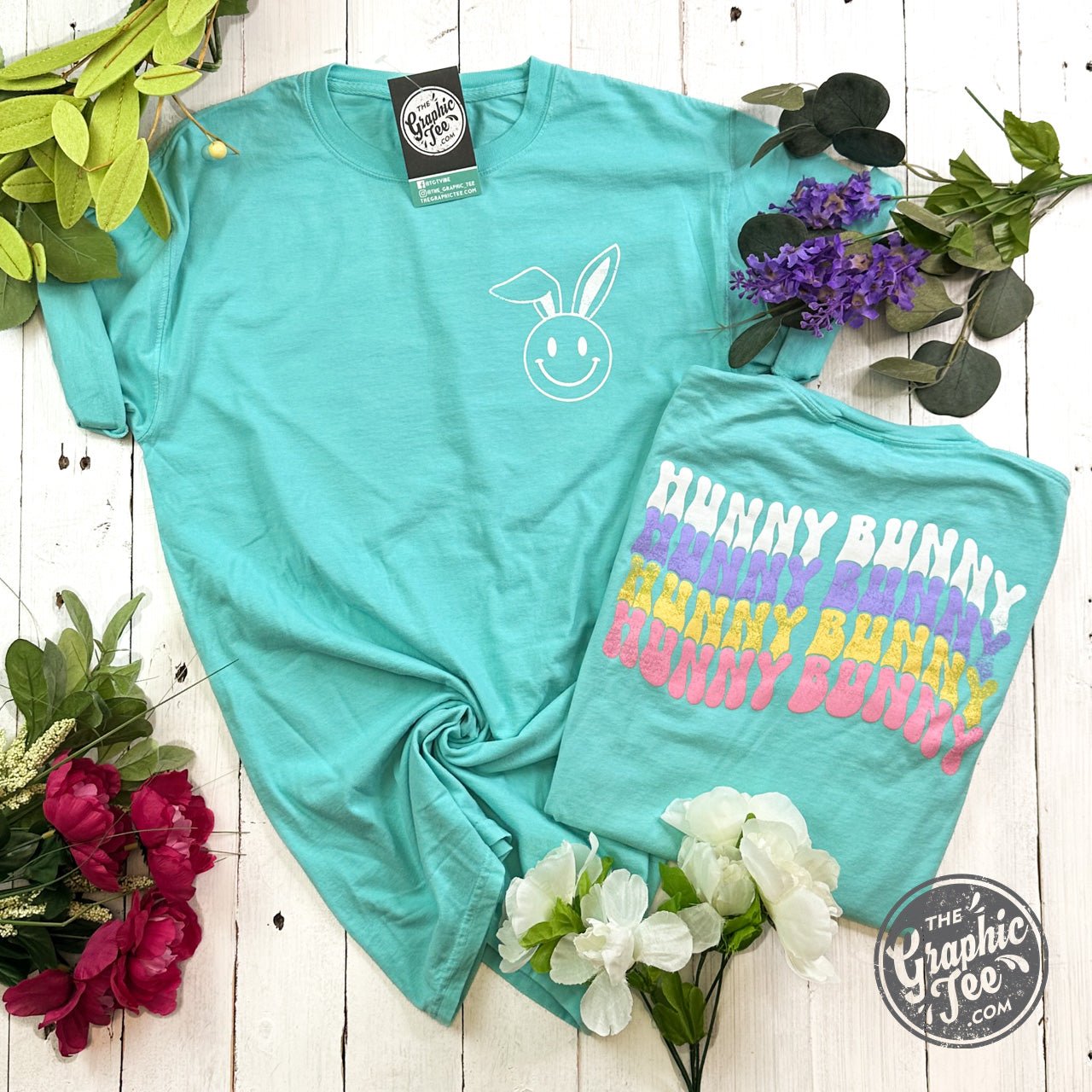 Hunny Bunny Pigment Dyed Short Sleeve Tee - The Graphic Tee