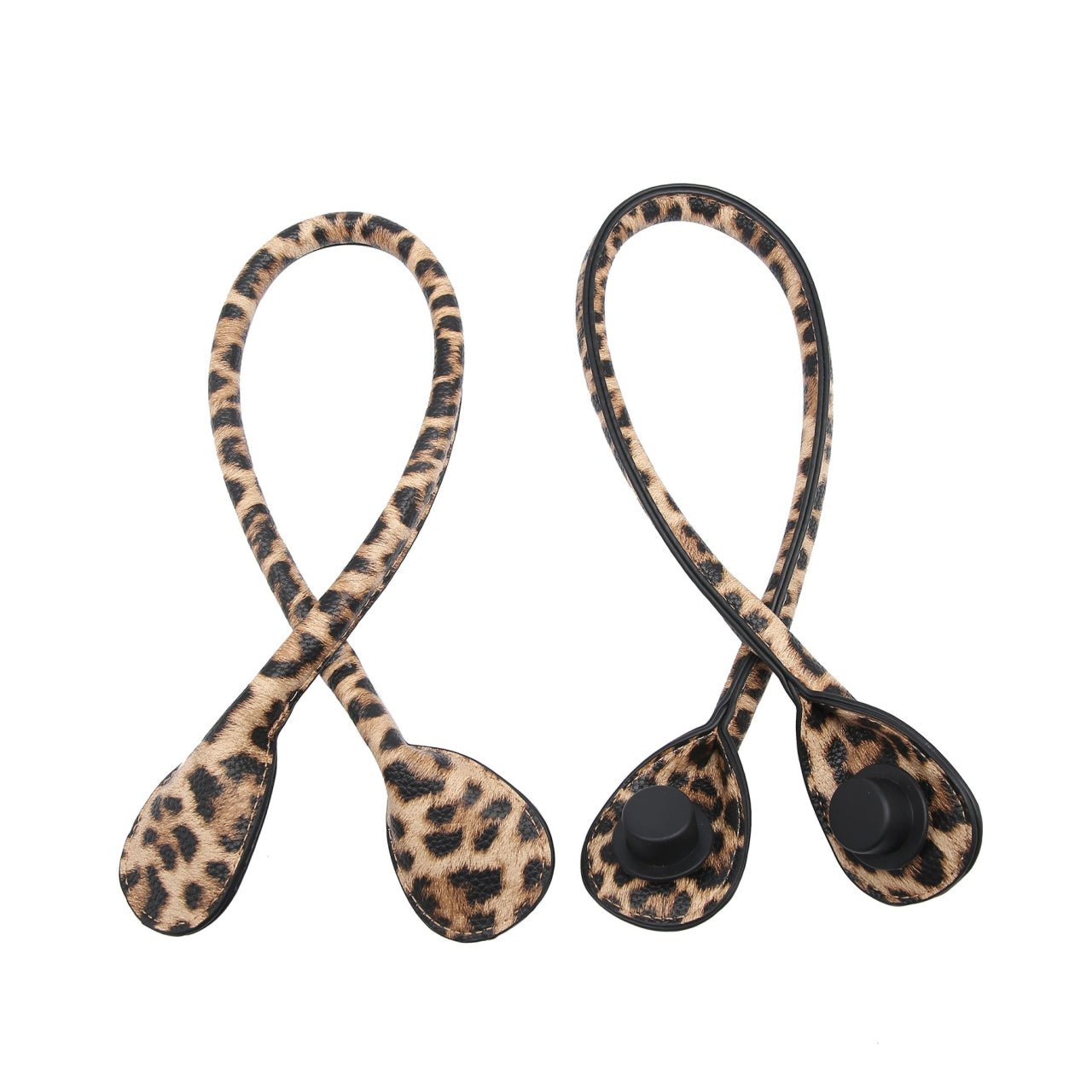 Leopard Vegan Leather Versa Tote Straps - The Graphic Tee