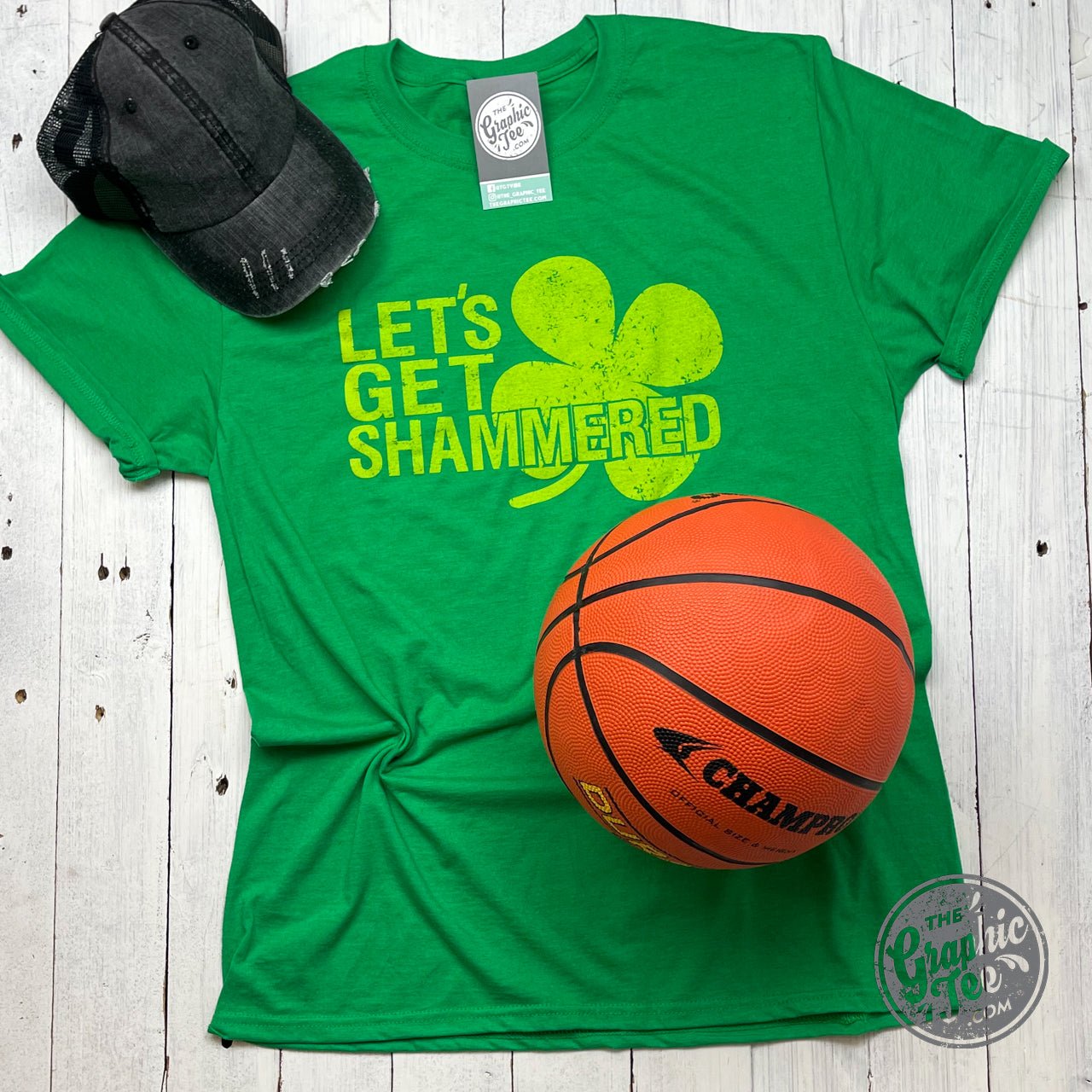 Let's Get Shammered Short Sleeve Tee - The Graphic Tee