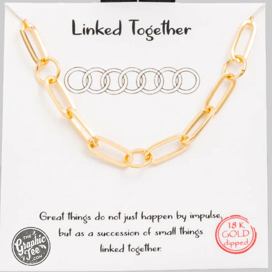 Linked Together Necklace - The Graphic Tee