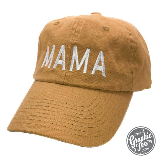 Mama - Camel Brown Cap - The Graphic Tee