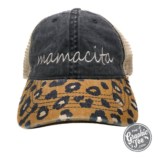 Mamacita - Leopard Bill Cap - The Graphic Tee