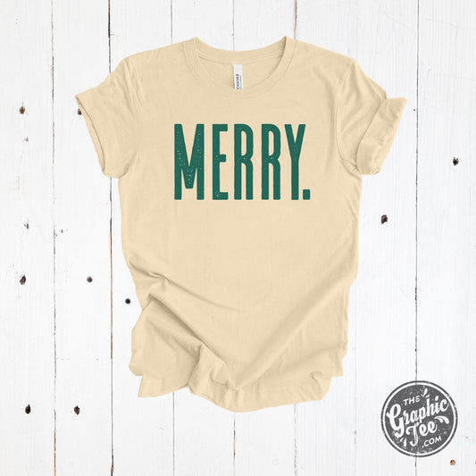 Merry. Soft Cream Unisex Short Sleeve Tee - The Graphic Tee