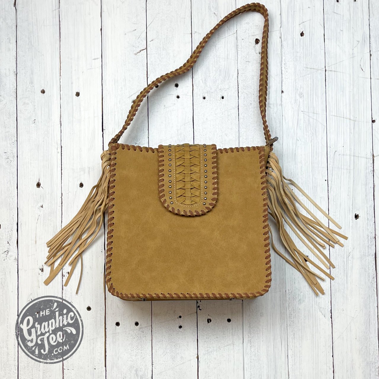 Miranda Tan Conceal and Carry Fringe Purse - The Graphic Tee