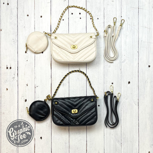 Oakleigh Mini Chevron Purse - The Graphic Tee