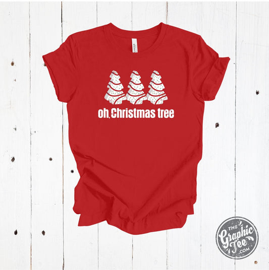 Oh Christmas Tree YOUTH AND TODDLER Short Sleeve Tee - The Graphic Tee
