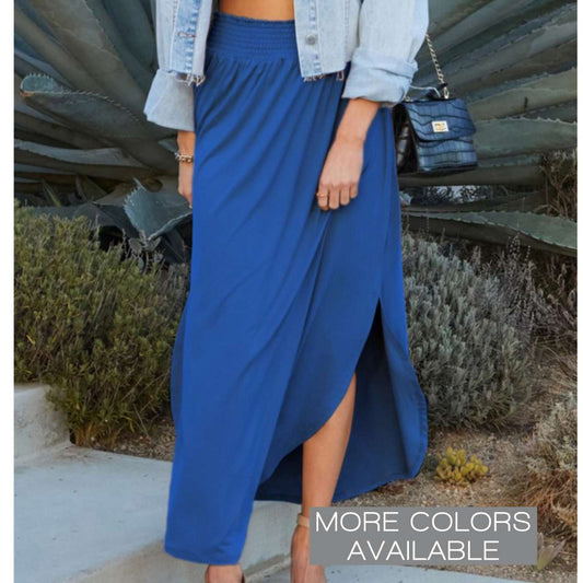 Olivia Maxi Skirt with Pockets - The Graphic Tee