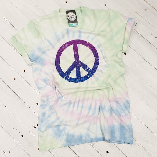 Peace Sign - Tie Dye Tee - The Graphic Tee