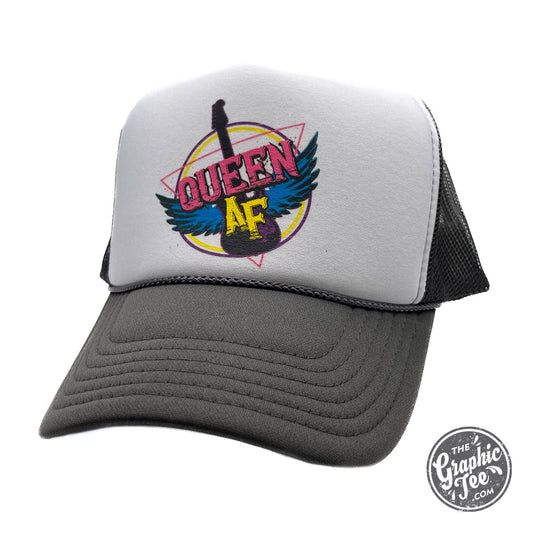 Queen AF Foam Trucker Hat - The Graphic Tee
