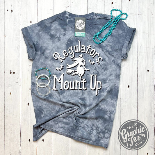 Regulators Mount Up Tie Dyed Short Sleeve Tee - The Graphic Tee