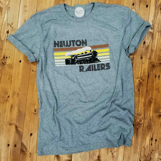 Retro Newton Railers - Adult Tee - The Graphic Tee
