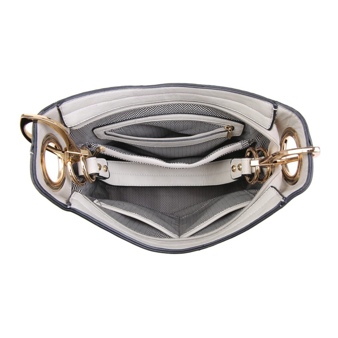 Rochelle Side Zip Hobo Handbag - The Graphic Tee